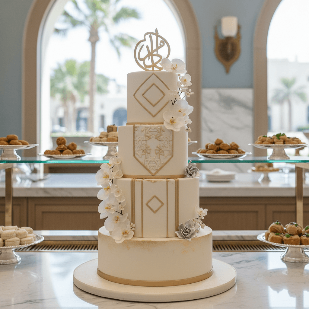 Wedding cake by Famous Cakes