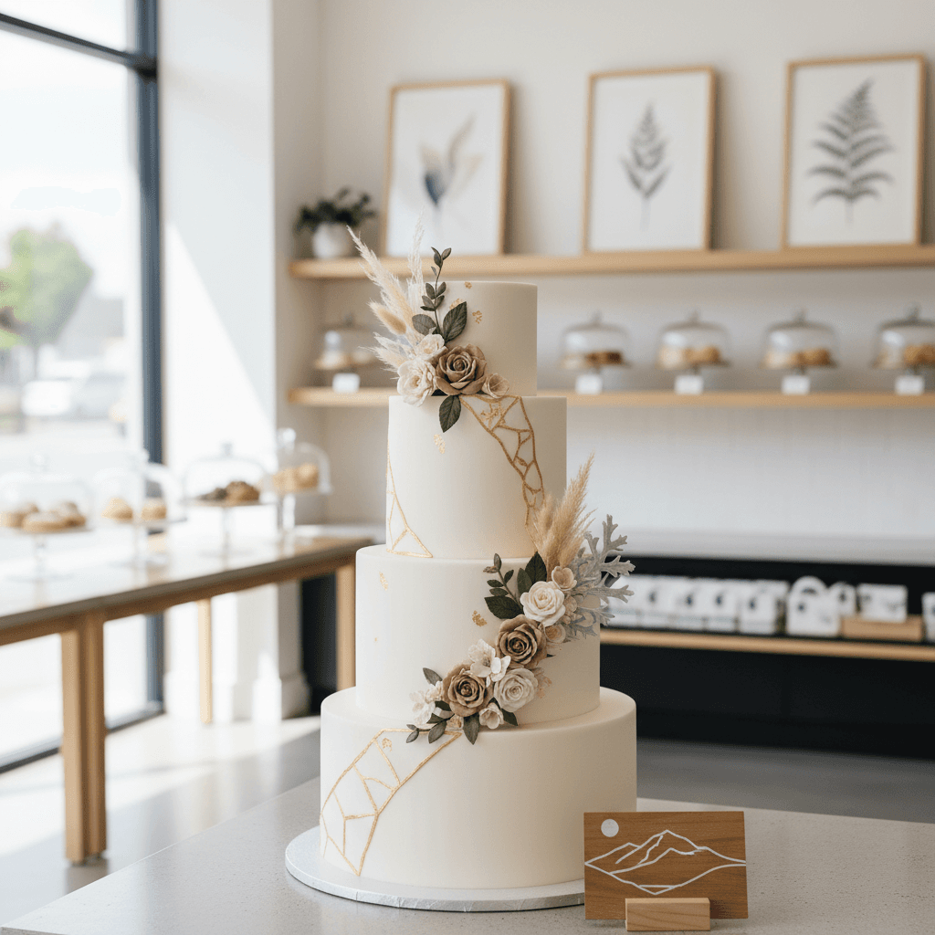 Wedding cake by YumYum Bakery