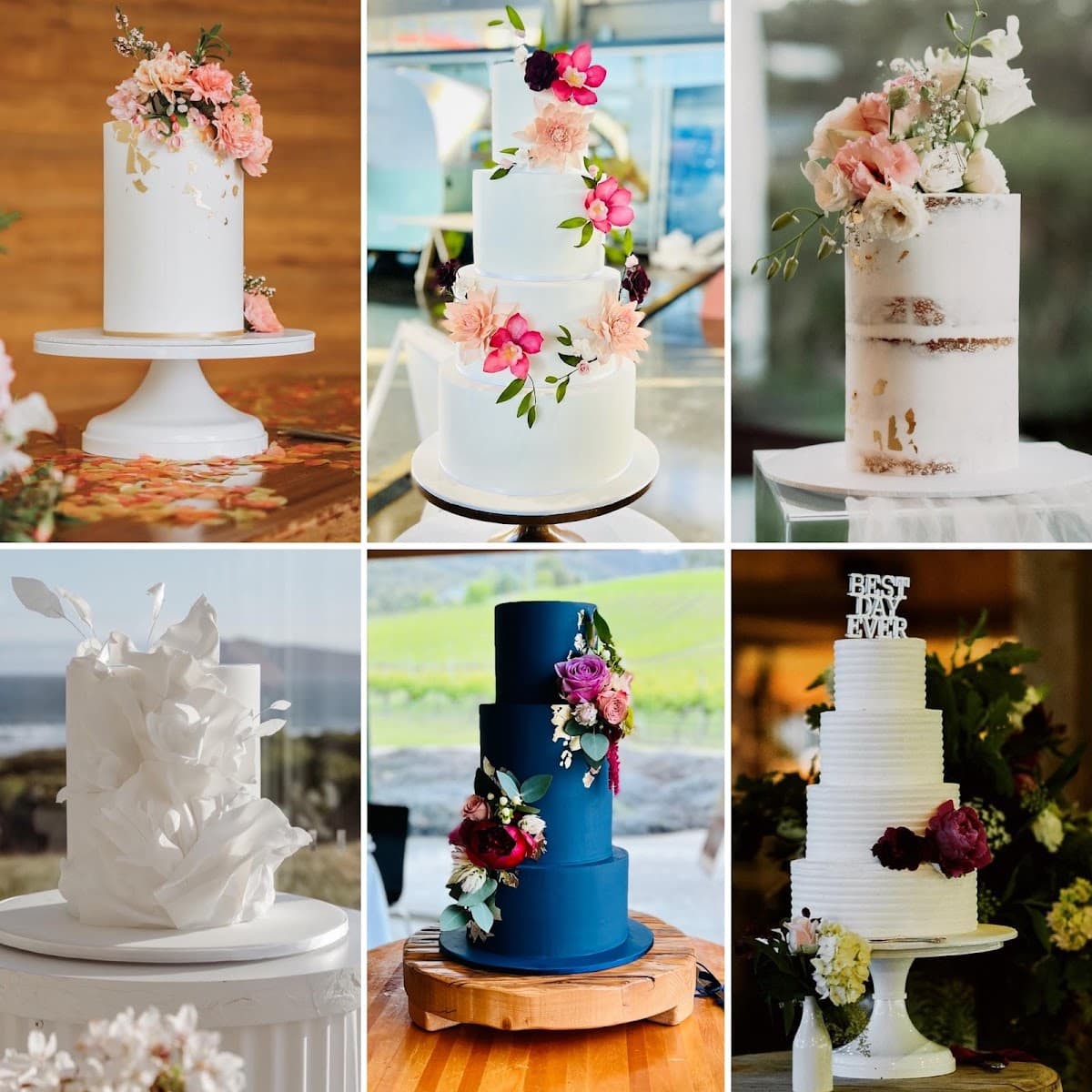 Wedding cake by Creating Cakes