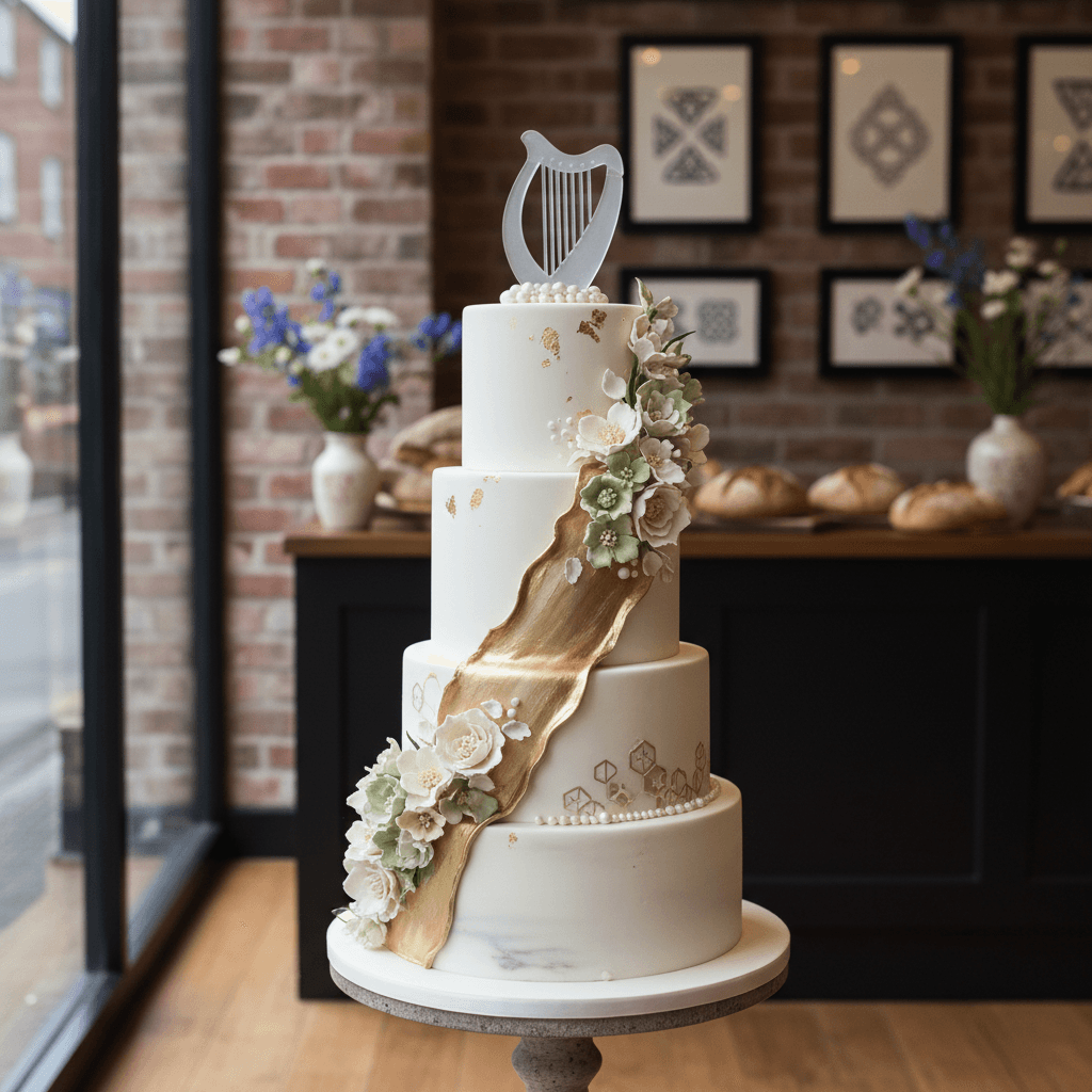 Wedding cake by Angela's Sweet Confections (Bespoke cakes)