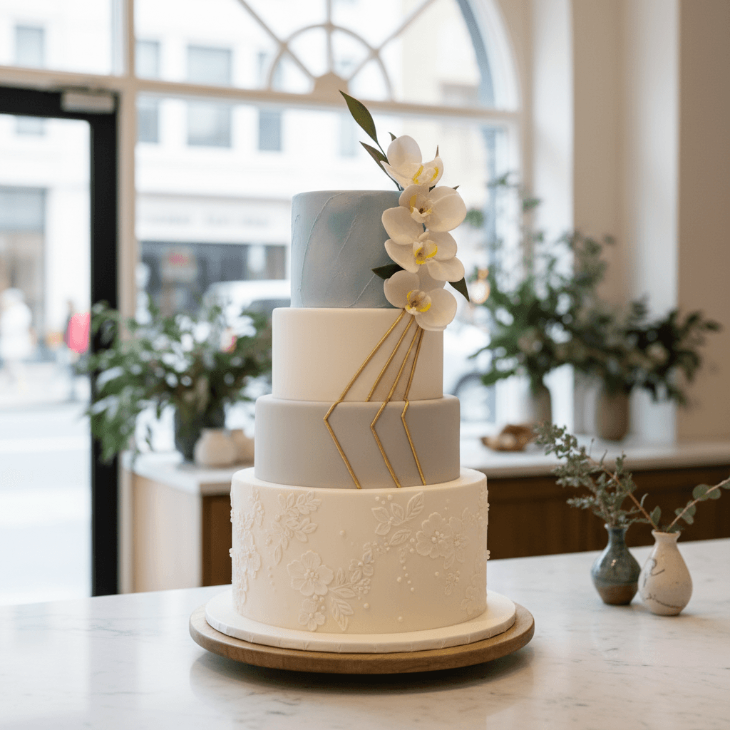 Wedding cake by Dhi Ferrari Cakes Patisserie & Cafe