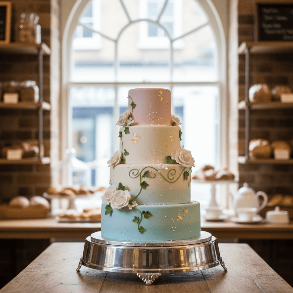 Wedding cake by Lola's cake shop