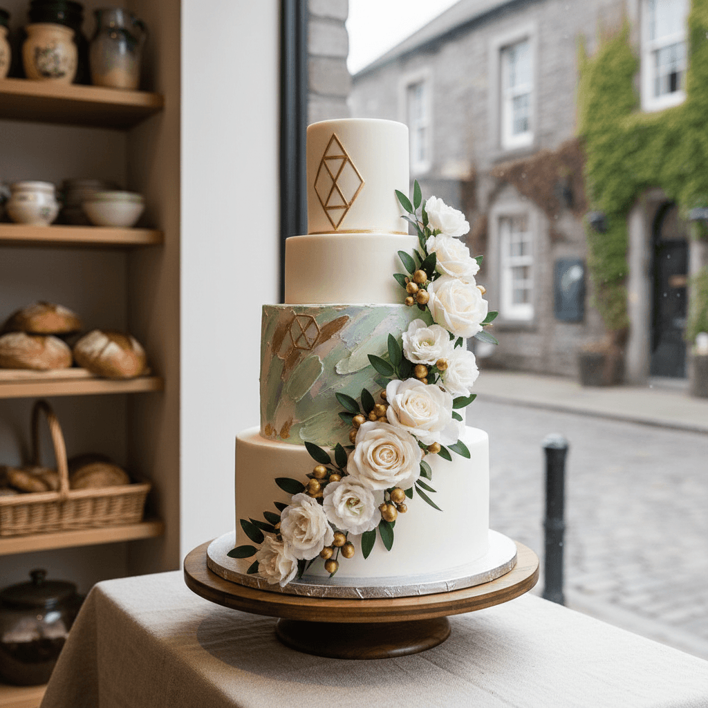Wedding cake by Bakerboycakes