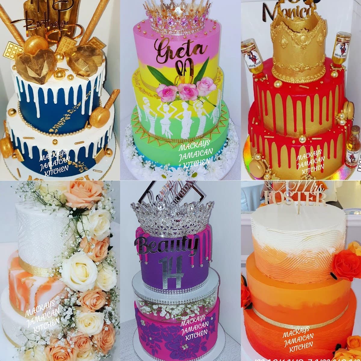 Wedding cake by Mackays Jamaican Kitchen