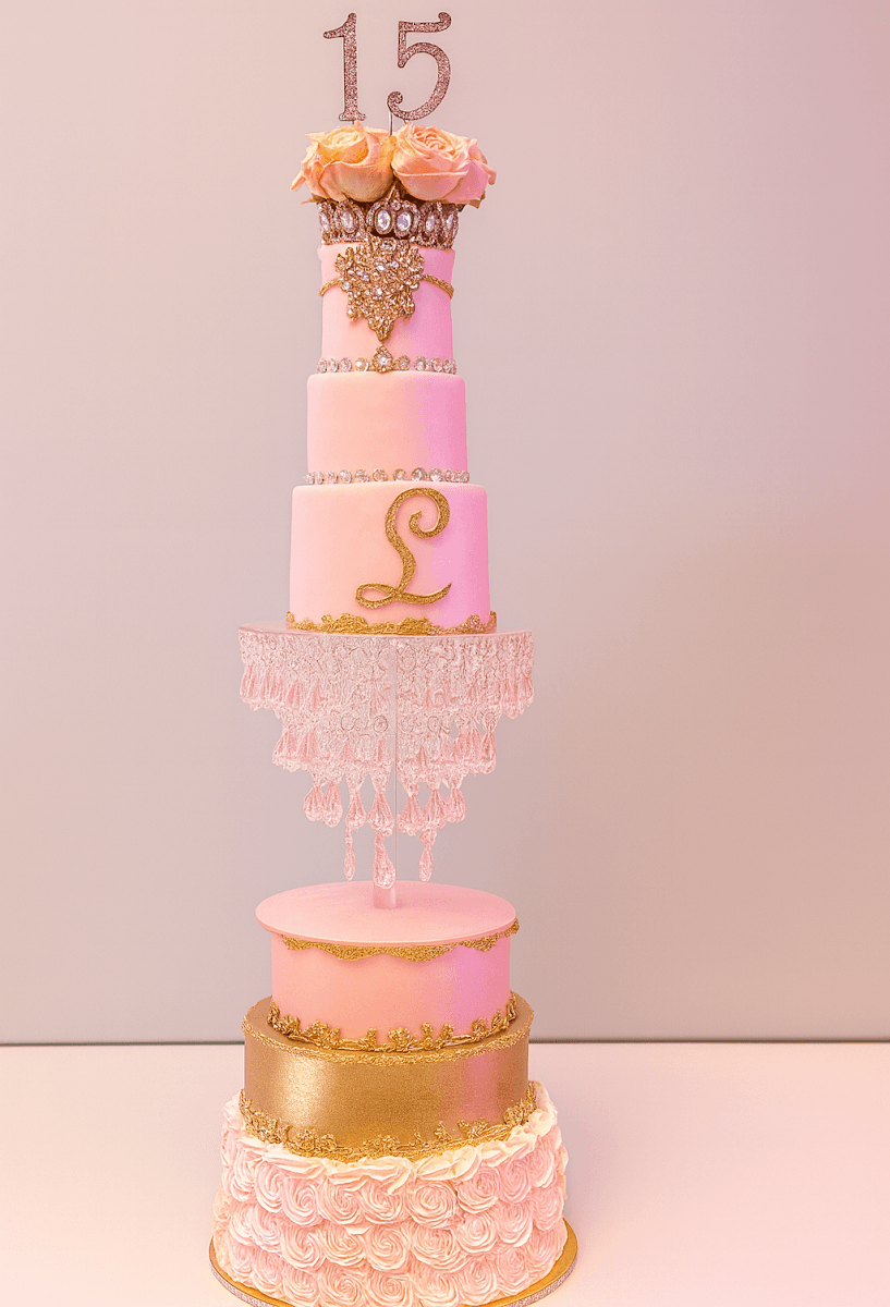 Wedding cake by Bri's Creations Cake and Pastries Boutique