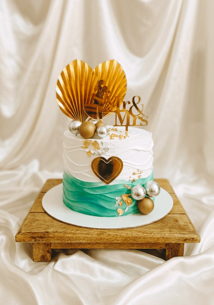 Wedding cake by Jack N Jill Homemade Cakes